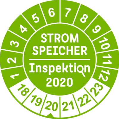 Siegel Stromspeicher-Inspektion