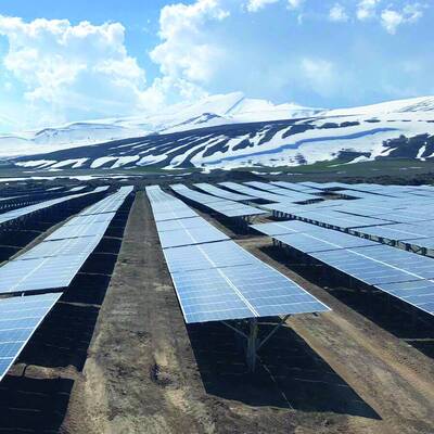 Solar park Tatvan, Turkey